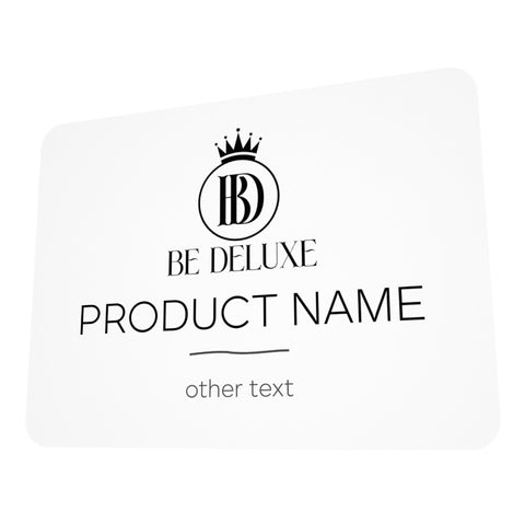 Rounded Rectangle Product Label Stickers [MOQ 20]