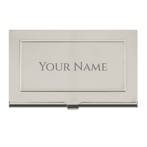 Personalised Engraved Business Card Holder [Up To 12 Cards]